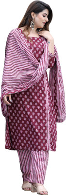 YUVVIK Women Kurti Pant Set