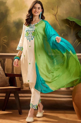 bitf Women Kurta Pant Dupatta Set