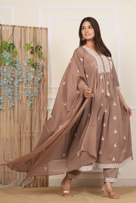yamini fashion Embroidered Kurta, Trouser/Pant & Dupatta Set