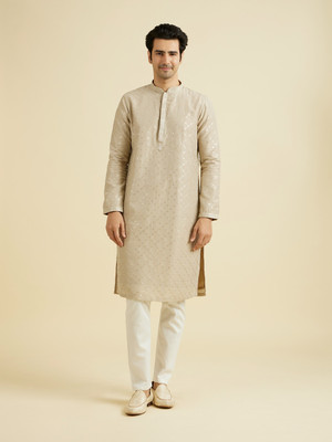 MANYAVAR Men Kurta Pyjama Set
