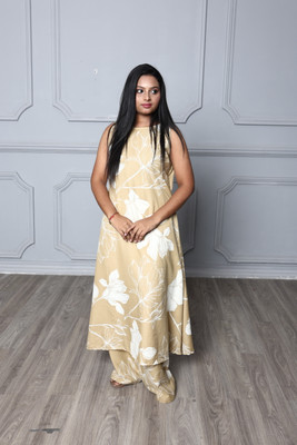 VNIWIK Women Kurta Palazzo Set