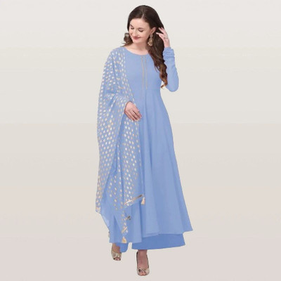 HouseOfCommon Women Ethnic Top Dupatta Set
