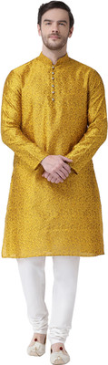 SG LEMAN Men Kurta Churidar Set