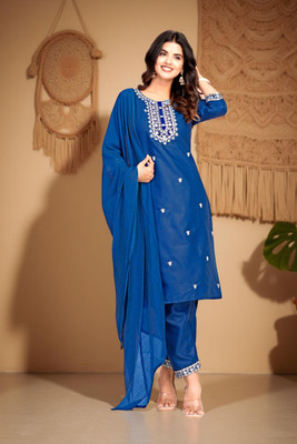 KAAYA CREATION Women Kurti Pant Dupatta Set