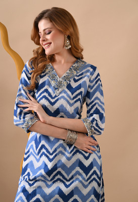 KJFAB Women Kurta Pant Set
