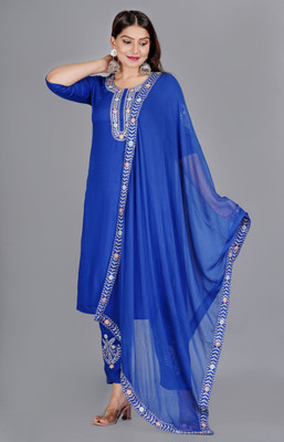 RF CLOTHES Women Kurta Pant Dupatta Set