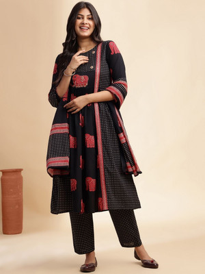 VBUYZ Women Kurta Pant Dupatta Set