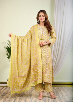 RASOKURTI Women Kurti Pant Dupatta Set