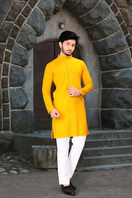 JILANI TRADERS Men Kurta Pyjama Set