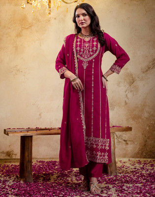 Skylee Women Kurta Pant Dupatta Set
