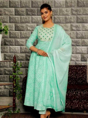 AF ASHA FABRICS Women Kurta Pant Dupatta Set