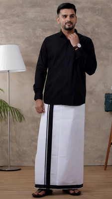 Famuzz Men Shirt Dhoti Set