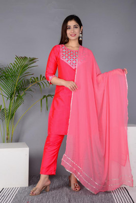 SUBH LAXMI Women Kurti Pant Set