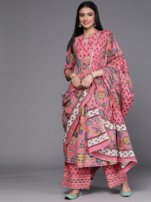 LIBAS Women Kurta Palazzo Set