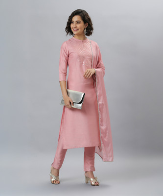 Janasya Women Kurta Pant Set