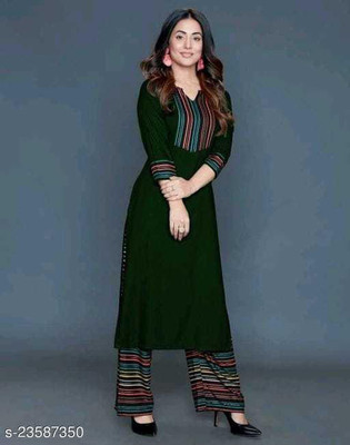 gfashion Women Kurta Palazzo Set