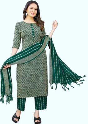 Queens Emporium Women Kurta Pant Dupatta Set