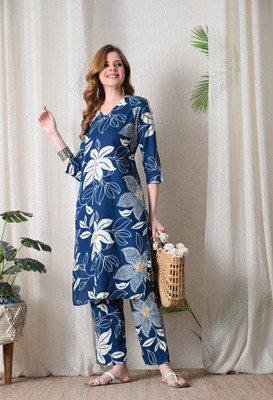 KHUHA Women Kurti Pant Set