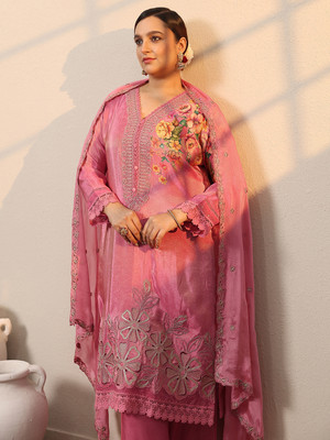 EXTRA LOVE BY LIBAS Women Kurta Pant Dupatta Set