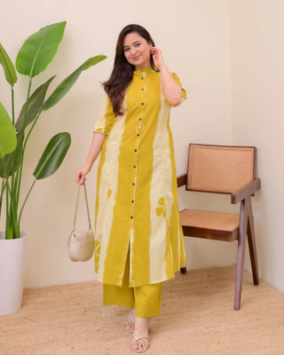 aaravdesginer Women Kurti Pant Set