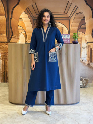 Toflei Women Kurta Palazzo Set