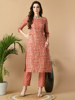 Meesan Women Kurta Pant Set