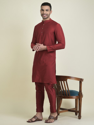 DEYANN Men Kurta Pyjama Set