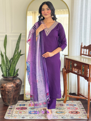 NAVLIK Women Kurta Pant Dupatta Set