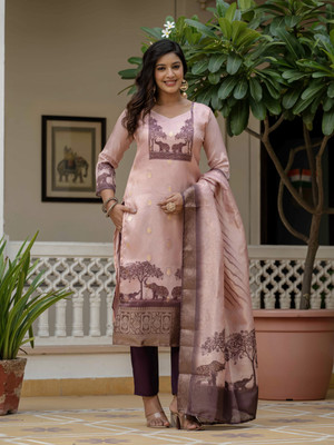 Dwiti Enterprise Women Kurta Pant Dupatta Set