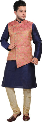 JEXI Men Kurta Pyjama Ethnic Jacket Set