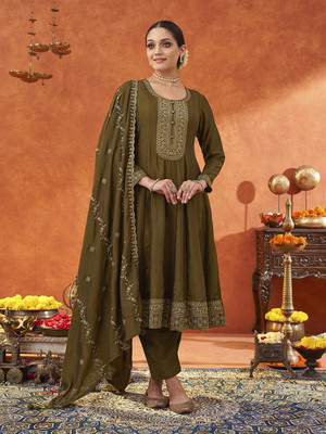 Saanjh Women Kurti Pant Dupatta Set