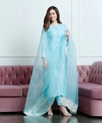 SAAVARIYA Fashion Women Kurta Pant Dupatta Set