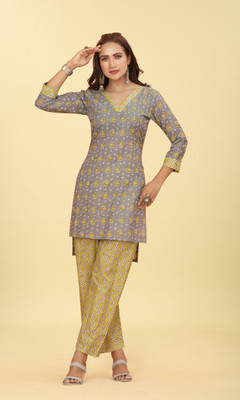 Odd by chansi Trendz Women Kurti Palazzo Set