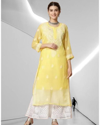 Khan SherajEn Women Kurta Sharara Dupatta Set