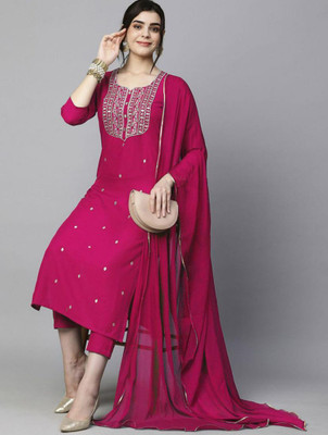 SHRI GANESH FASHIONS Women Kurta Pant Attached Dupatta Set