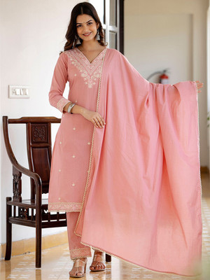 ANOUK Women Kurta Pyjama Dupatta Set