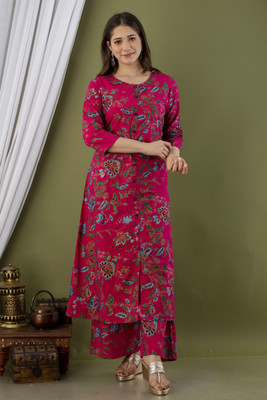 BDREE Women Kurta Palazzo Set