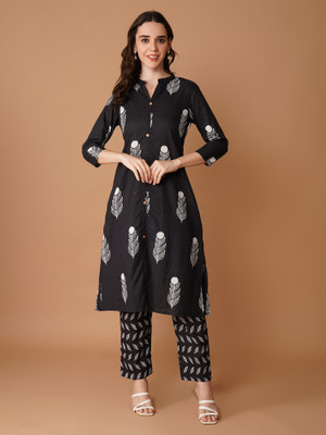 RUVII Women Kurta Pant Set