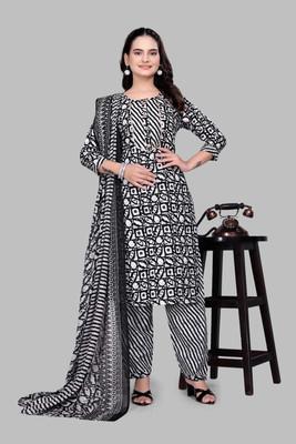 vraj enterprise Women Kurti Pant Dupatta Set