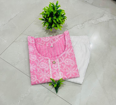 insha fashion Women Kurti Palazzo Set