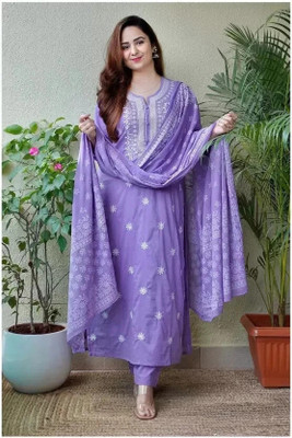 PILUDI Women Kurta Pant Dupatta Set
