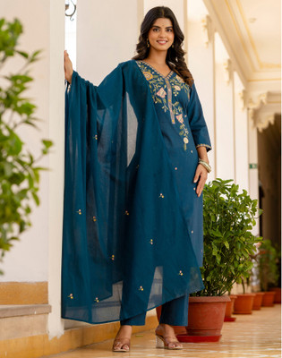 Skylee Women Kurta Pant Dupatta Set