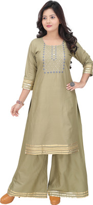 ZARTAJ Women Kurti Palazzo Set
