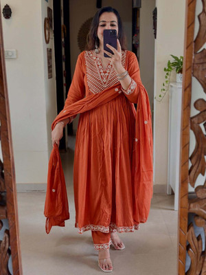PickALook Women Kurta Pant Dupatta Set