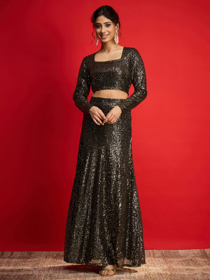 Shae by SASSAFRAS Women Crop Top Skirt Set