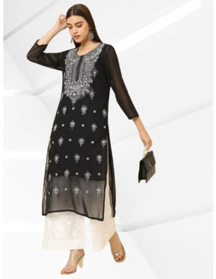 Khan Sherajkh Women Kurta Sharara Dupatta Set