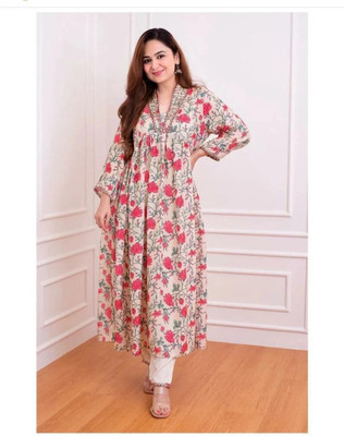 Teeja fashion Women Kurta Palazzo Set