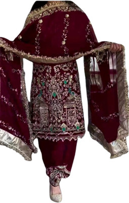 NF FAB Women Ethnic Top Sharara Dupatta Set