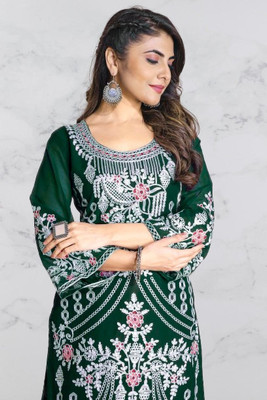 snizvi Women Kurti Pyjama Set