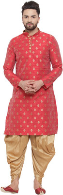 Over Crowd Men Kurta Dhoti Set